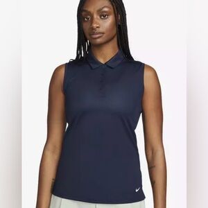 Nike Dri-FIT Victory Women's Sleeveless Golf Polo Shirt.